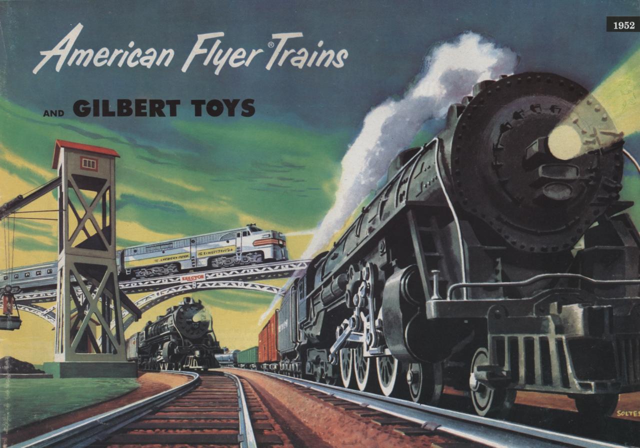 American Flyer Trains 1952 Page 1 Ac Gilbert Catalog Archive